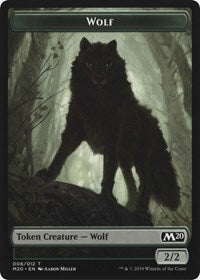 Zombie // Wolf Double-Sided Token [Game Night 2019 Tokens] | Galaxy Games LLC