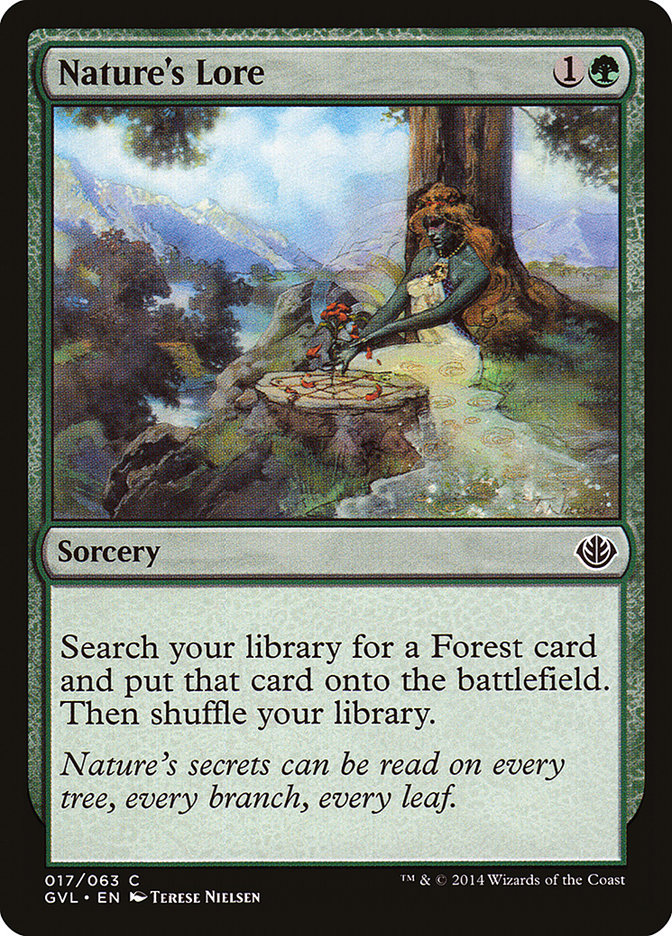 Nature's Lore (Garruk vs. Liliana) [Duel Decks Anthology] | Galaxy Games LLC