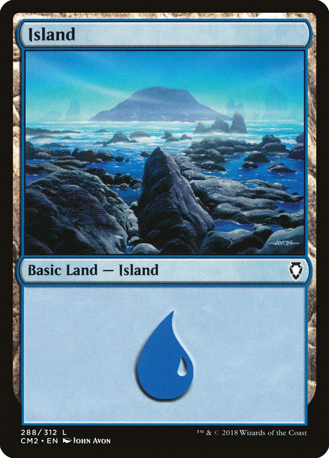 Island (288) [Commander Anthology Volume II] | Galaxy Games LLC