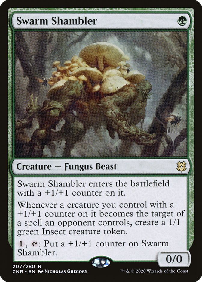 Swarm Shambler (Promo Pack) [Zendikar Rising Promos] | Galaxy Games LLC