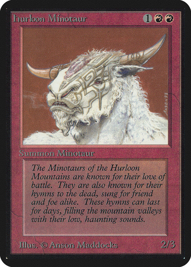 Hurloon Minotaur [Alpha Edition] | Galaxy Games LLC