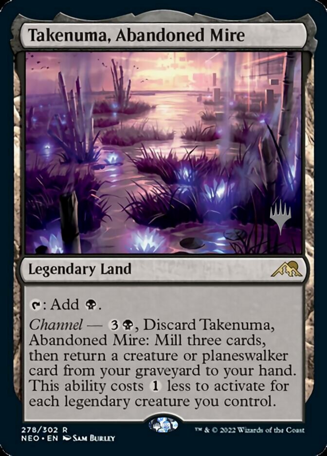 Takenuma, Abandoned Mire (Promo Pack) [Kamigawa: Neon Dynasty Promos] | Galaxy Games LLC