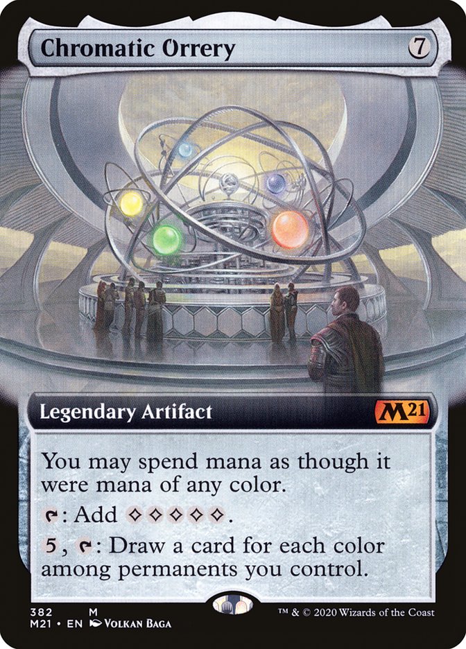 Chromatic Orrery (Extended Art) [Core Set 2021] | Galaxy Games LLC