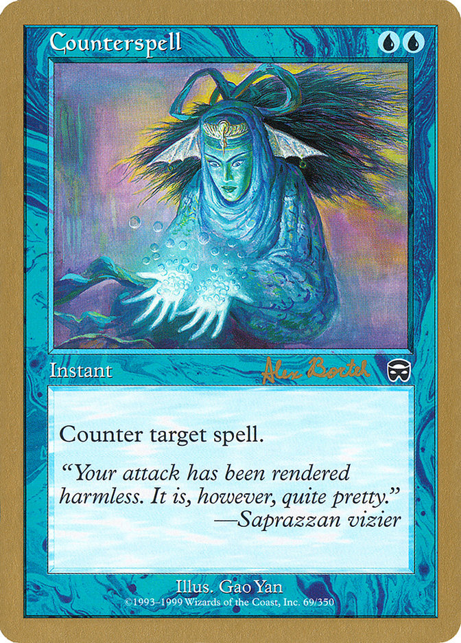 Counterspell (Alex Borteh) (MMQ) [World Championship Decks 2001] | Galaxy Games LLC