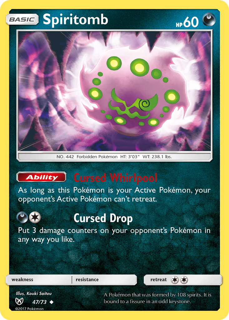 Spiritomb (47/73) [Sun & Moon: Shining Legends] | Galaxy Games LLC