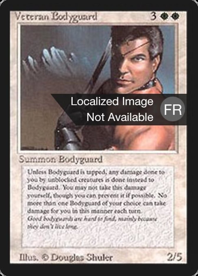 Veteran Bodyguard [Foreign Black Border] | Galaxy Games LLC