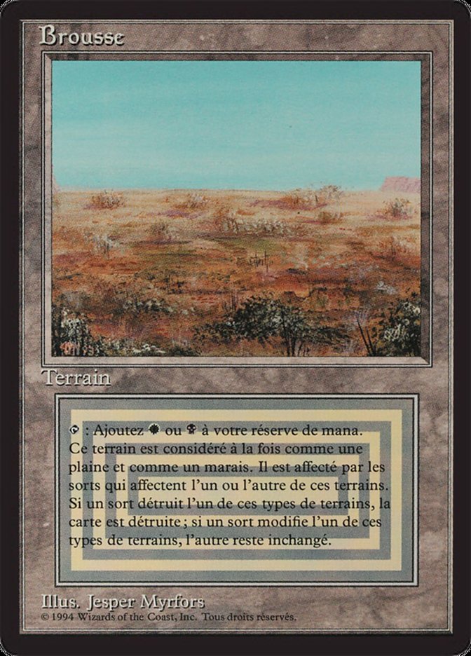 Scrubland [Foreign Black Border] | Galaxy Games LLC