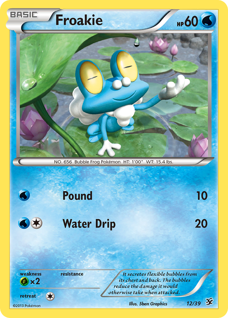 Froakie (12/39) [XY: Kalos Starter Set] | Galaxy Games LLC