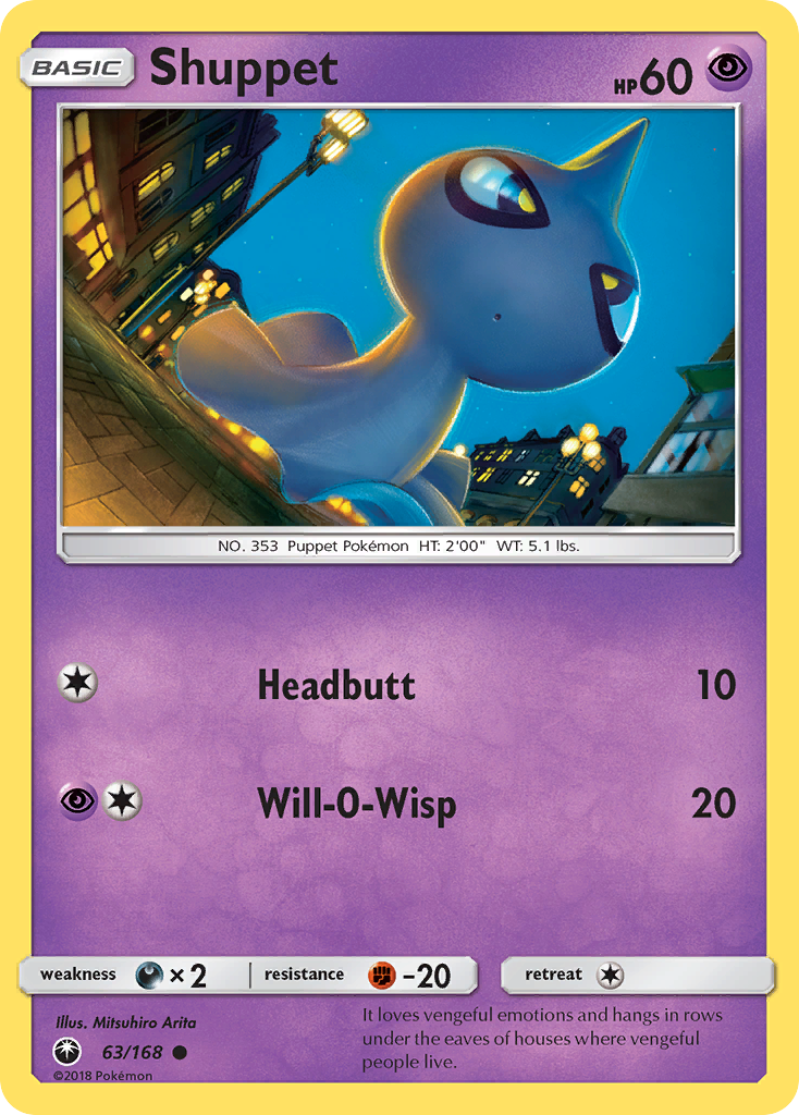 Shuppet (63/168) [Sun & Moon: Celestial Storm] | Galaxy Games LLC