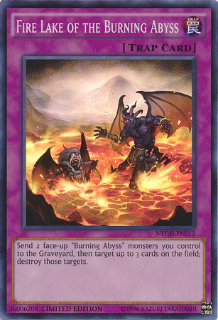 Fire Lake of the Burning Abyss (SE) [NECH-ENS12] Super Rare | Galaxy Games LLC