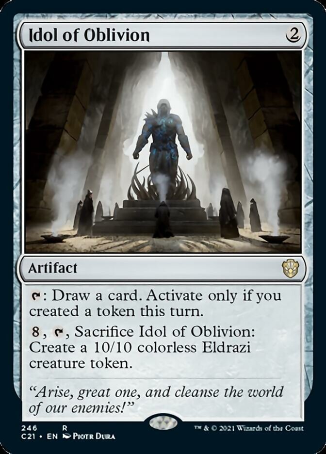 Idol of Oblivion [Commander 2021] | Galaxy Games LLC