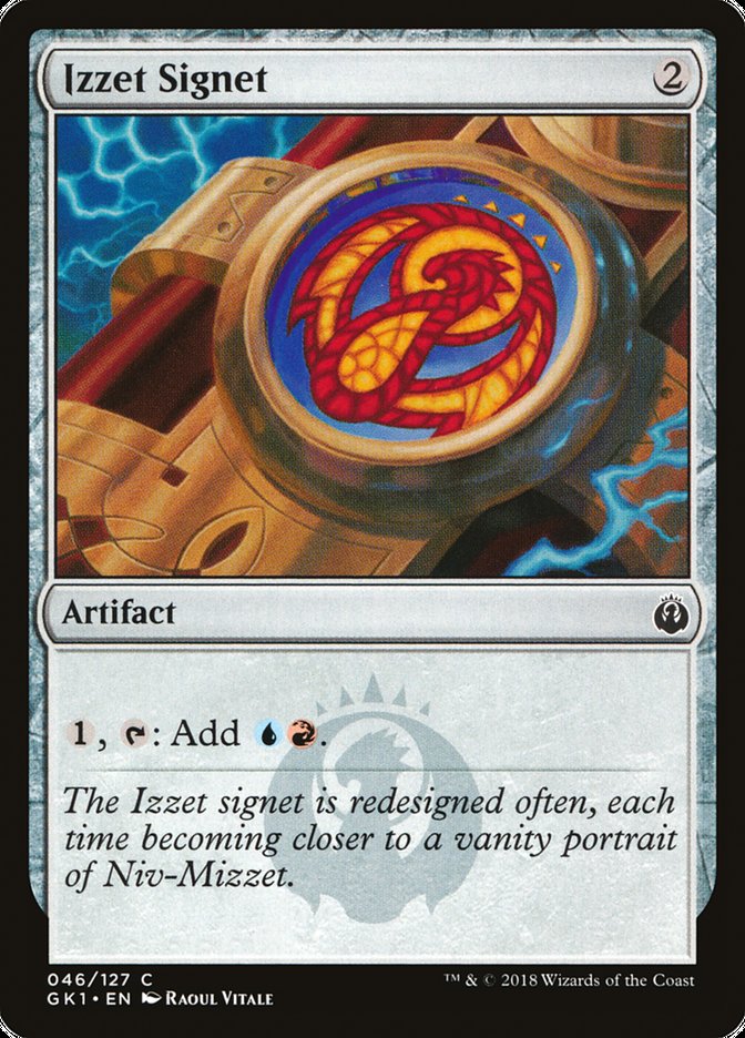 Izzet Signet [Guilds of Ravnica Guild Kit] | Galaxy Games LLC