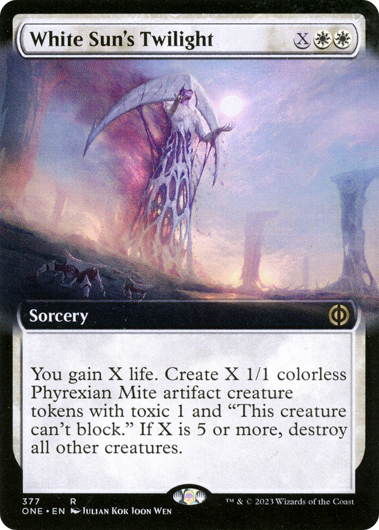 White Sun's Twilight (Extended Art) [Phyrexia: All Will Be One] | Galaxy Games LLC
