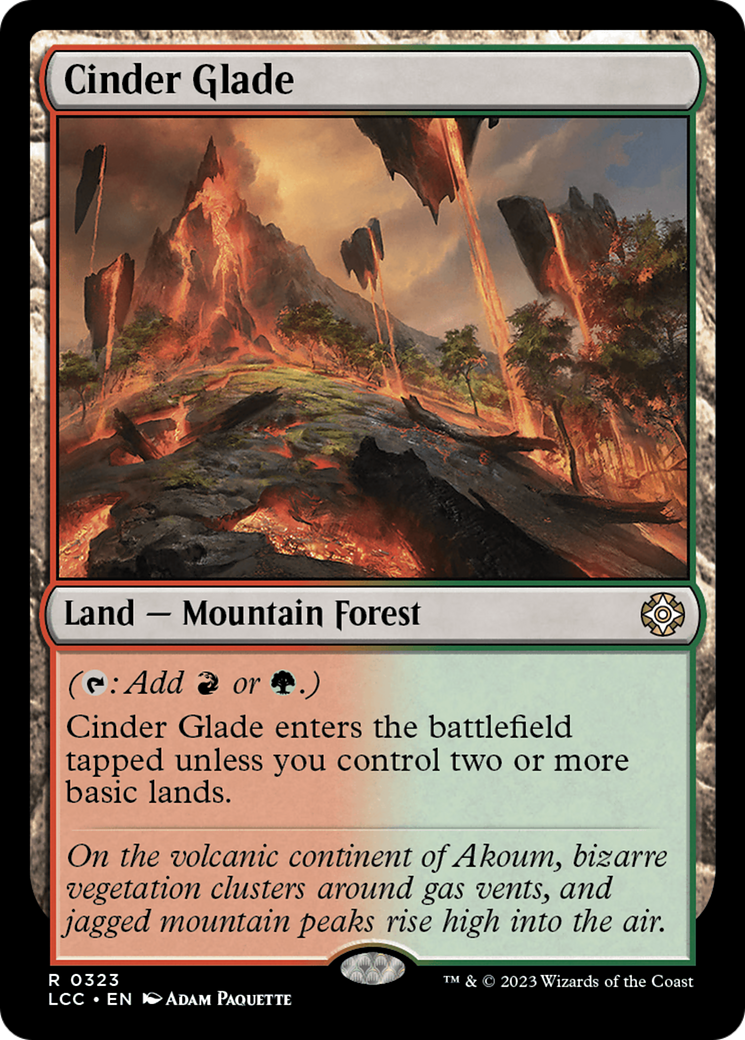 Cinder Glade [The Lost Caverns of Ixalan Commander] | Galaxy Games LLC