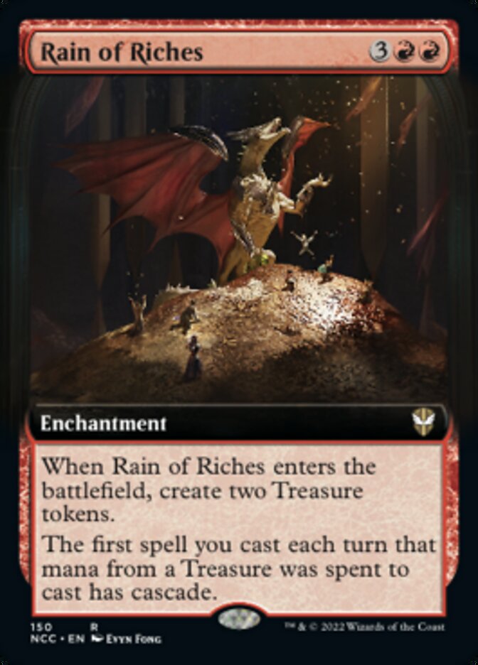 Rain of Riches (Extended Art) [Streets of New Capenna Commander] | Galaxy Games LLC