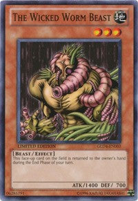 The Wicked Worm Beast [GLD4-EN003] Common | Galaxy Games LLC