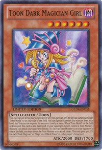 Toon Dark Magician Girl [GLD4-EN015] Common | Galaxy Games LLC