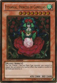 Tytannial, Princess of Camellias [GLD4-EN026] Gold Rare | Galaxy Games LLC