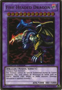 Five-Headed Dragon [GLD4-EN031] Gold Rare | Galaxy Games LLC