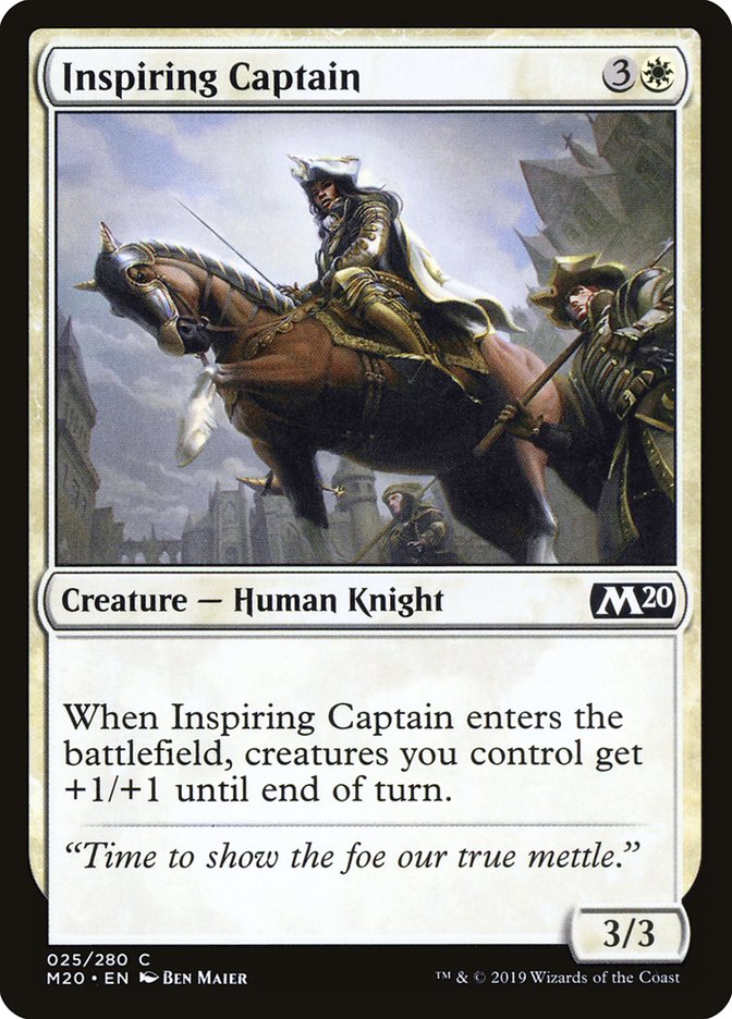 Inspiring Captain [Core Set 2020] | Galaxy Games LLC