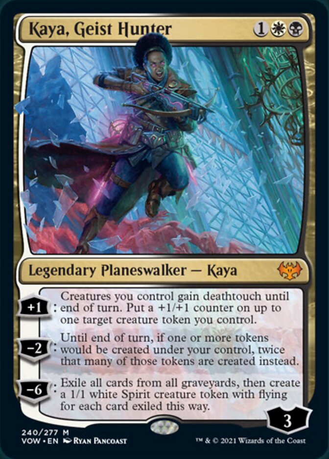 Kaya, Geist Hunter [Innistrad: Crimson Vow] | Galaxy Games LLC