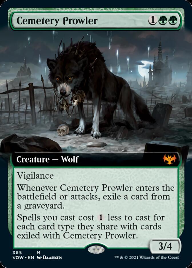 Cemetery Prowler (Extended Art) [Innistrad: Crimson Vow] | Galaxy Games LLC