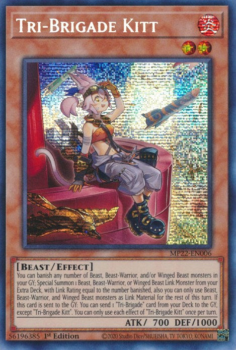 Tri-Brigade Kitt [MP22-EN006] Prismatic Secret Rare | Galaxy Games LLC