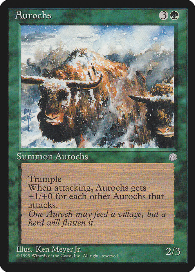 Aurochs [Ice Age] | Galaxy Games LLC