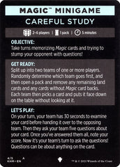 Careful Study (Magic Minigame) [Kaldheim Minigame] | Galaxy Games LLC