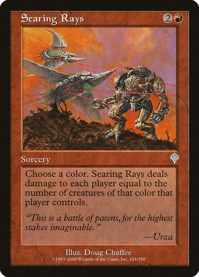 Searing Rays [Invasion] | Galaxy Games LLC