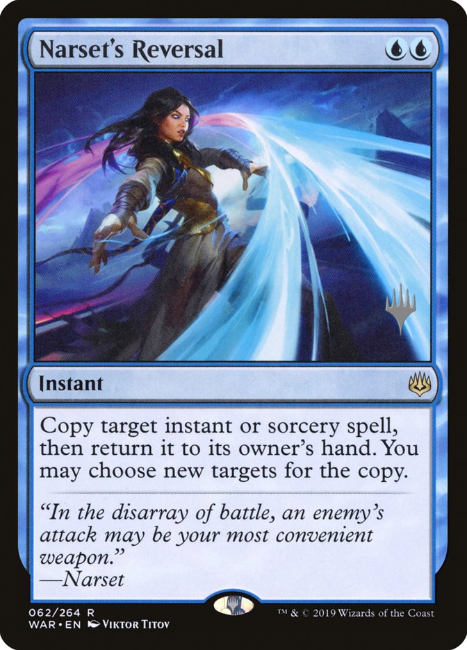 Narset's Reversal (Promo Pack) [War of the Spark Promos] | Galaxy Games LLC