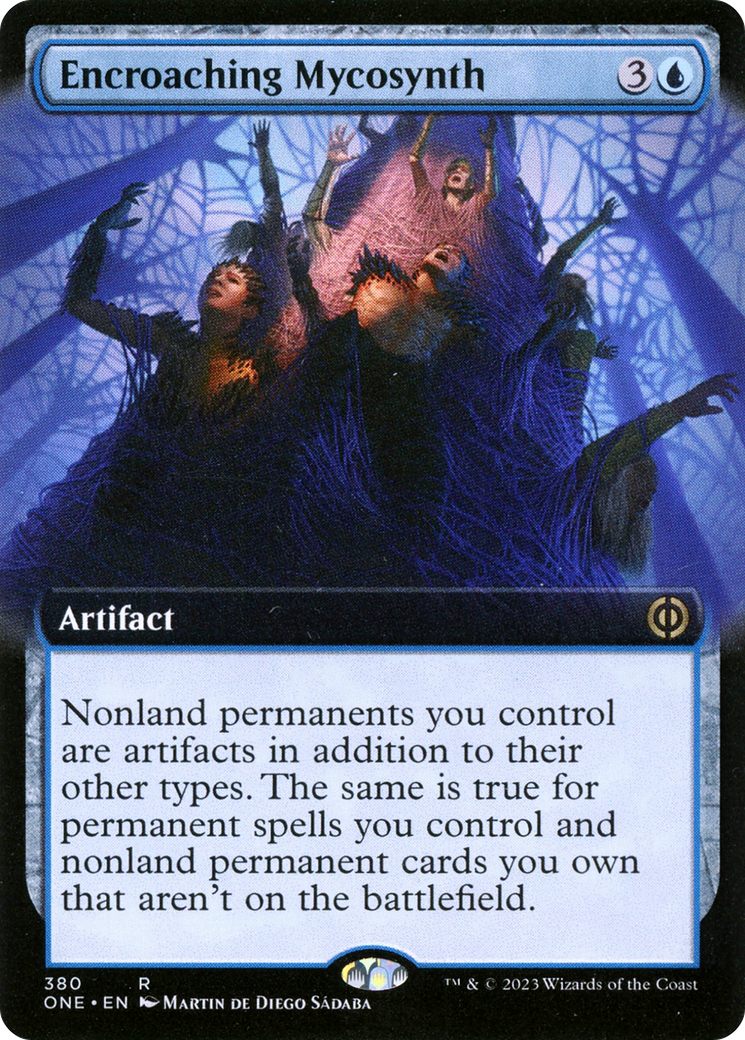 Encroaching Mycosynth (Extended Art) [Phyrexia: All Will Be One] | Galaxy Games LLC