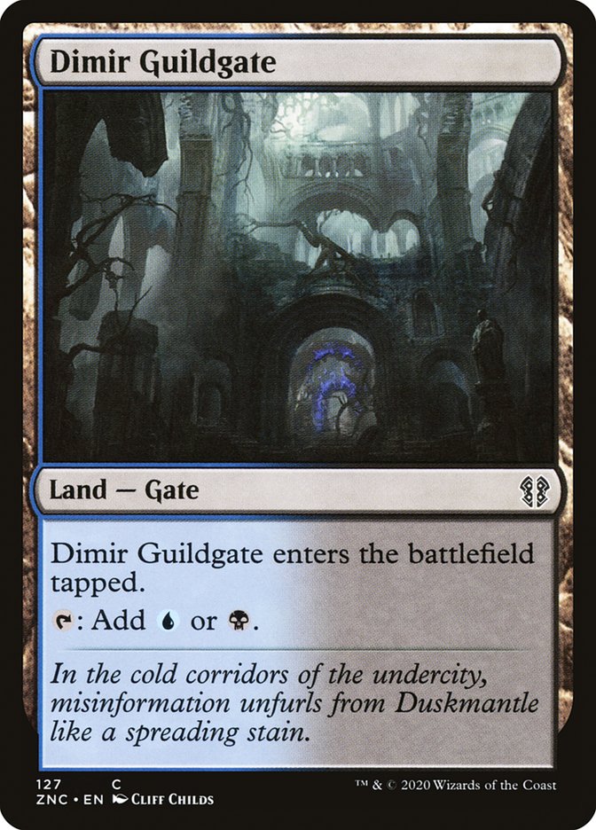 Dimir Guildgate [Zendikar Rising Commander] | Galaxy Games LLC