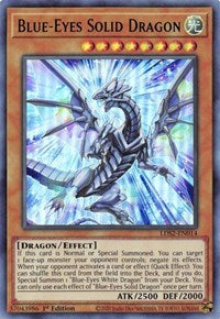 Blue-Eyes Solid Dragon (Green) [LDS2-EN014] Ultra Rare | Galaxy Games LLC