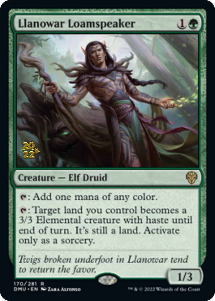 Llanowar Loamspeaker [Dominaria United Prerelease Promos] | Galaxy Games LLC