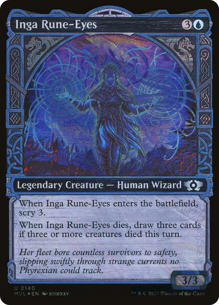 Inga Rune-Eyes (Halo Foil) [Multiverse Legends] | Galaxy Games LLC