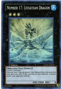 Number 17: Leviathan Dragon [GENF-EN039] Ghost Rare | Galaxy Games LLC