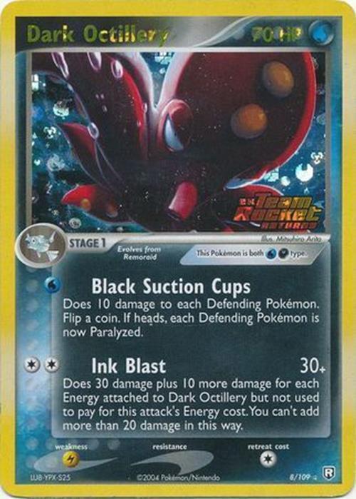 Dark Octillery (8/109) (Stamped) [EX: Team Rocket Returns] | Galaxy Games LLC