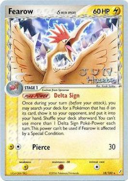 Fearow (18/100) (Delta Species) (Flyvees - Jun Hasebe) [World Championships 2007] | Galaxy Games LLC