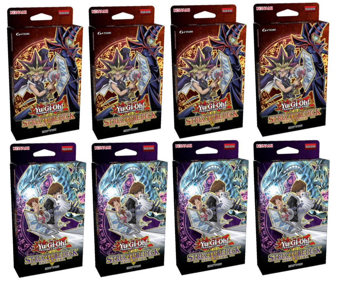 Yugi Muto & Seto Kaiba - Structure Deck Display (Unlimited) | Galaxy Games LLC