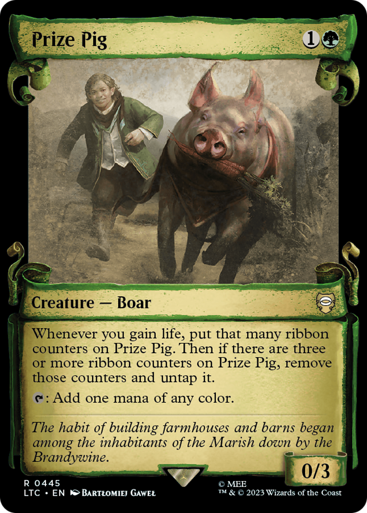 Prize Pig [The Lord of the Rings: Tales of Middle-Earth Commander Showcase Scrolls] | Galaxy Games LLC