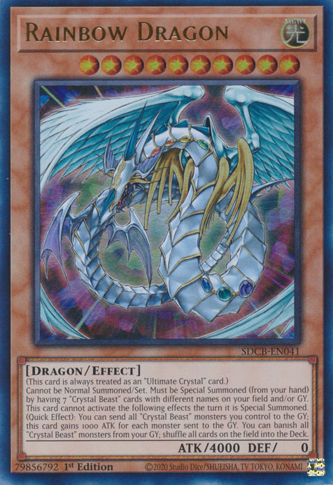 Rainbow Dragon [SDCB-EN041] Ultra Rare | Galaxy Games LLC