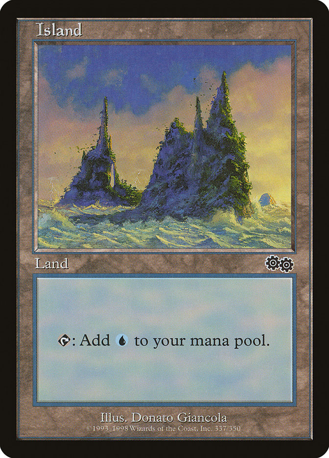 Island (337) [Urza's Saga] | Galaxy Games LLC