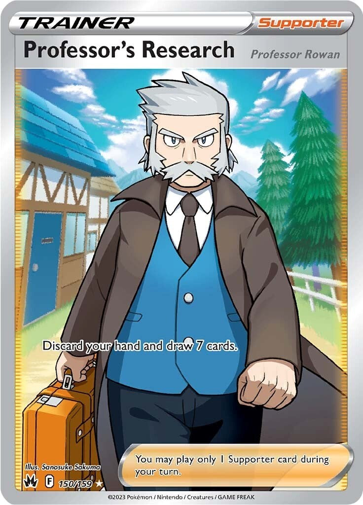 Professor's Research (150/159) (Full Art) [Sword & Shield: Crown Zenith] | Galaxy Games LLC