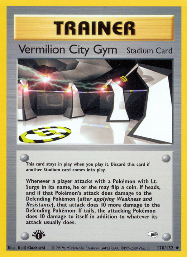 Vermilion City Gym (120/132) [Gym Heroes 1st Edition] | Galaxy Games LLC