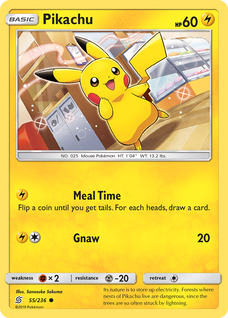 Pikachu (55/236) [Sun & Moon: Unified Minds] | Galaxy Games LLC