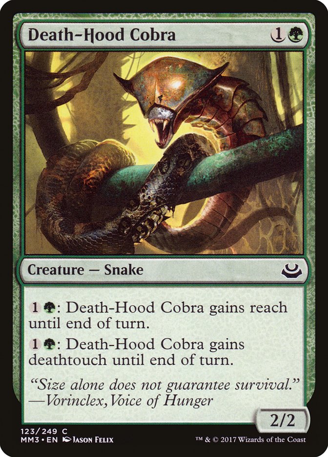 Death-Hood Cobra [Modern Masters 2017] | Galaxy Games LLC