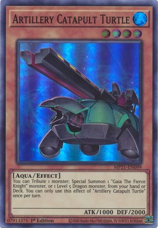 Artillery Catapult Turtle [MP21-EN099] Super Rare | Galaxy Games LLC