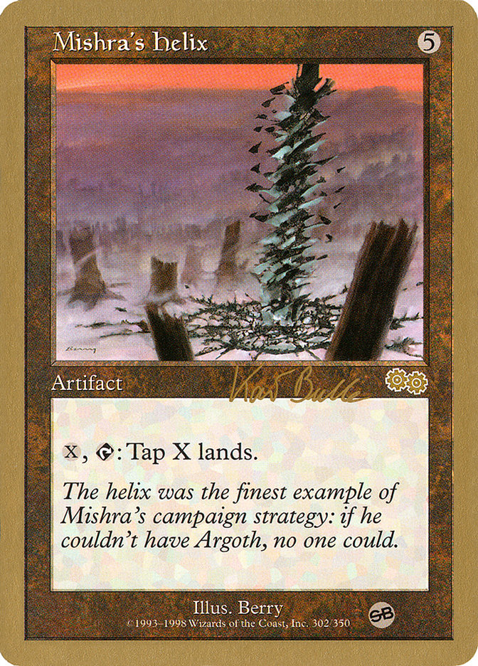 Mishra's Helix (Kai Budde) (SB) [World Championship Decks 1999] | Galaxy Games LLC