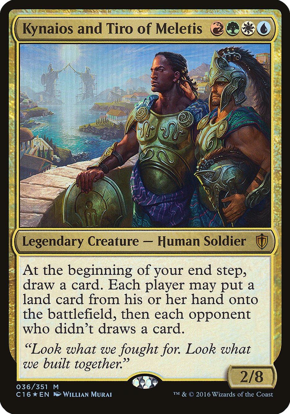 Kynaios and Tiro of Meletis (Oversized) [Commander 2016 Oversized] | Galaxy Games LLC